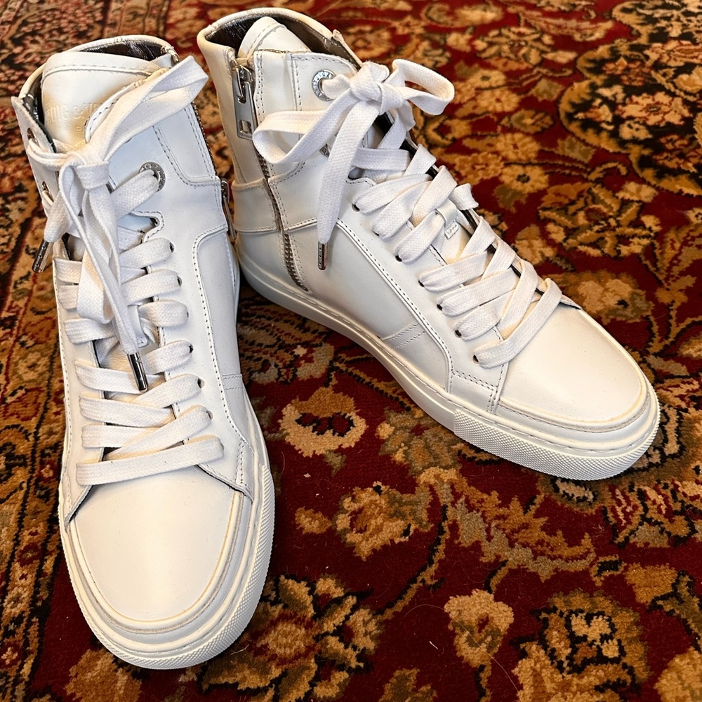 Zadig and Voltaire High Flash HighTop Tennis Shoes Size 6 (36) Brand New w/Box🎁